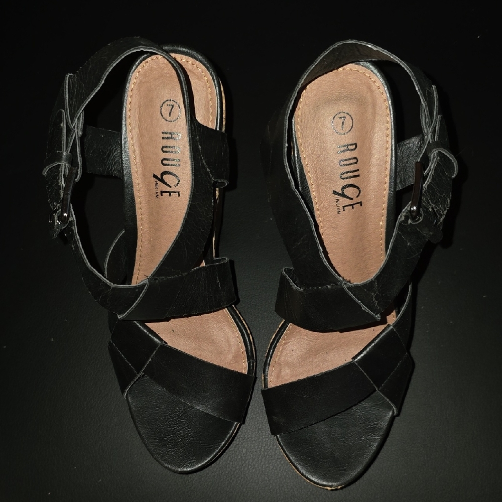 Rouge Black Women's Sandals